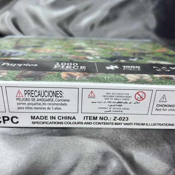 Pooping Puppies 1000 Piece Jigsaw‎ Puzzle Dogs 50x70 cm Gag Gift Funky Funny Toy - Picture 10 of 11